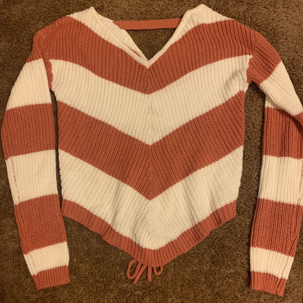 Back Tie Sweater